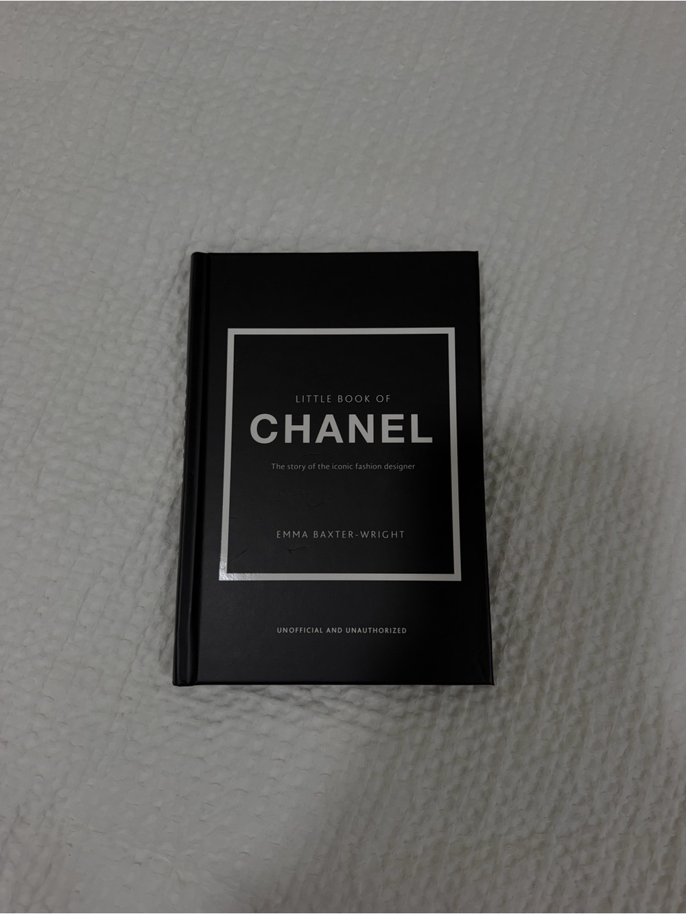 CHANEL Little Book - Black Hardcover Fashion Book Mini
